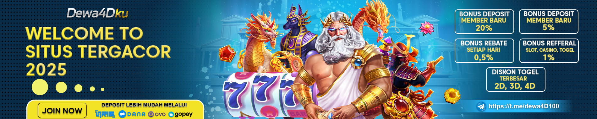 BANNER WELCOME DEWA4DKU